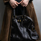 "YVES SAINT LAURENT" Muse to series metal design one handle bag