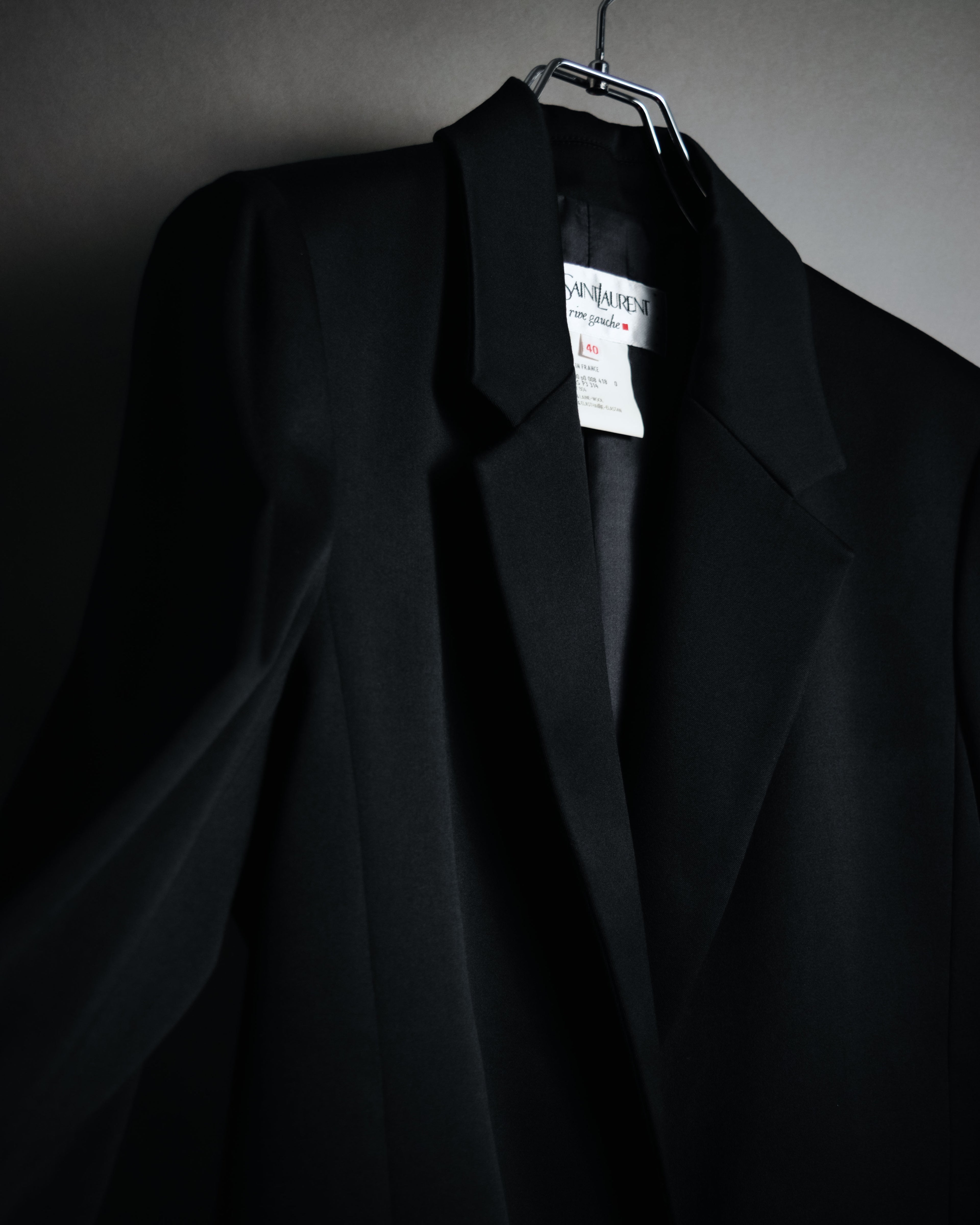 –SPECIAL– "Yves Saint Laurent rive gauche" 90’s Rive gauche le smoking tuxedo jacket