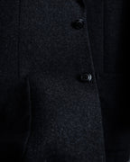 "BURBERRY" Marbled wool unlined tailored jacket