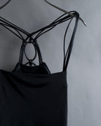 "ISABEL MARANT" Cord-layered strap design sleeveless dress