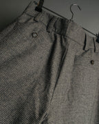 -SPECIAL- “CHANEL” 05AWmicro houndstooth tweed wide trousers