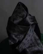 "JEAN PAUL GAULTIER HOMME" Geometric polka dot silk tie