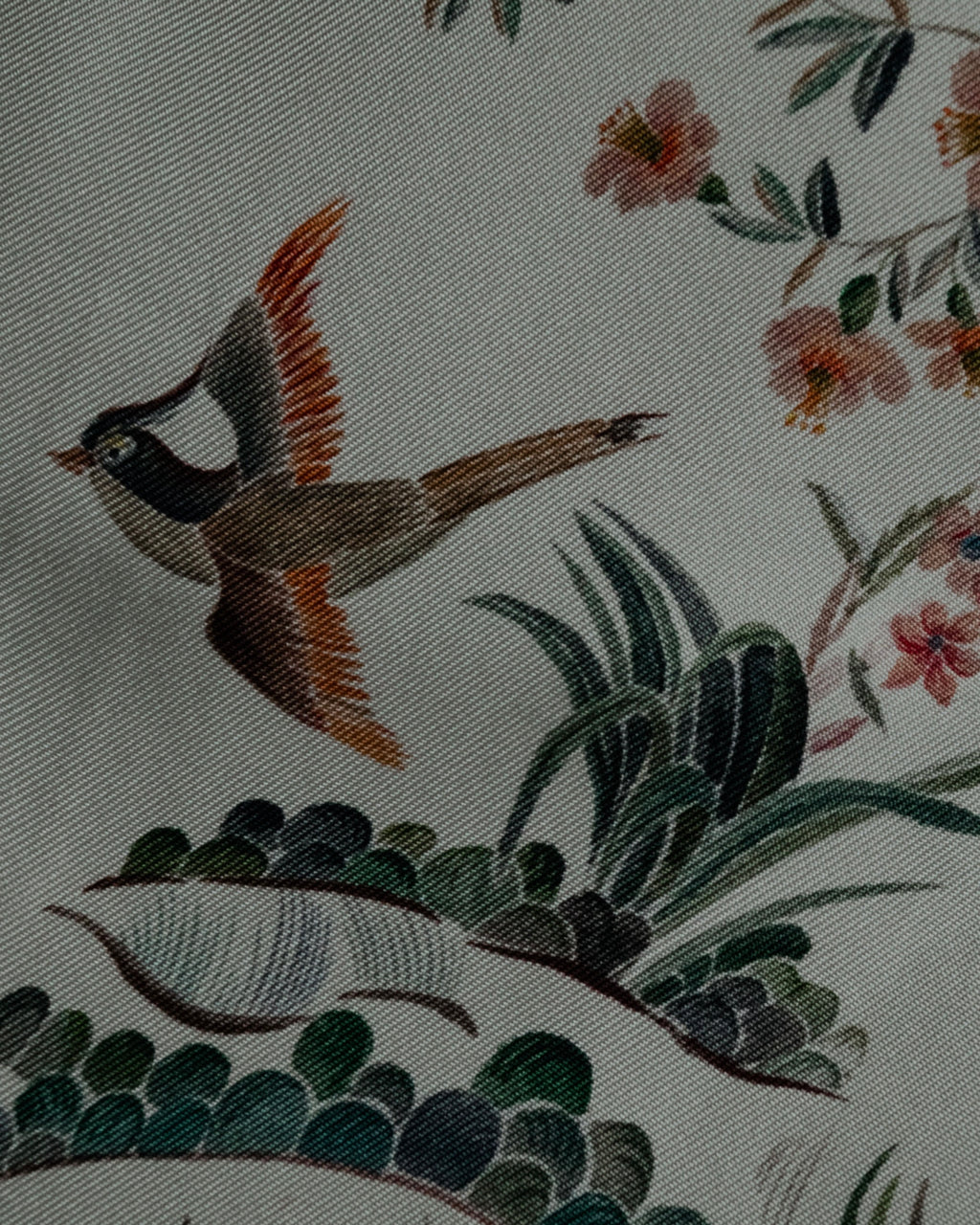 “Christian Dior” 2018– Botanical chinoiserie silk scarf