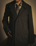 -SPECIAL- “Maison Martin Margiela” 2011-2014 Short wool blend chesterfield coat