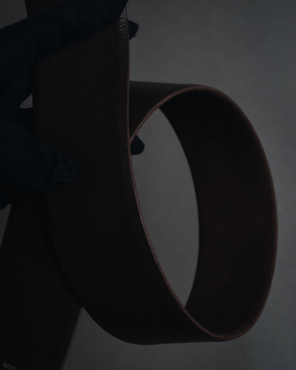 "Christian Dior" Late 80s-Early 90s suede and calf leather wide belt