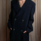 "GIORGIO ARMANI" Double breasted oversized super maxi length chester coat