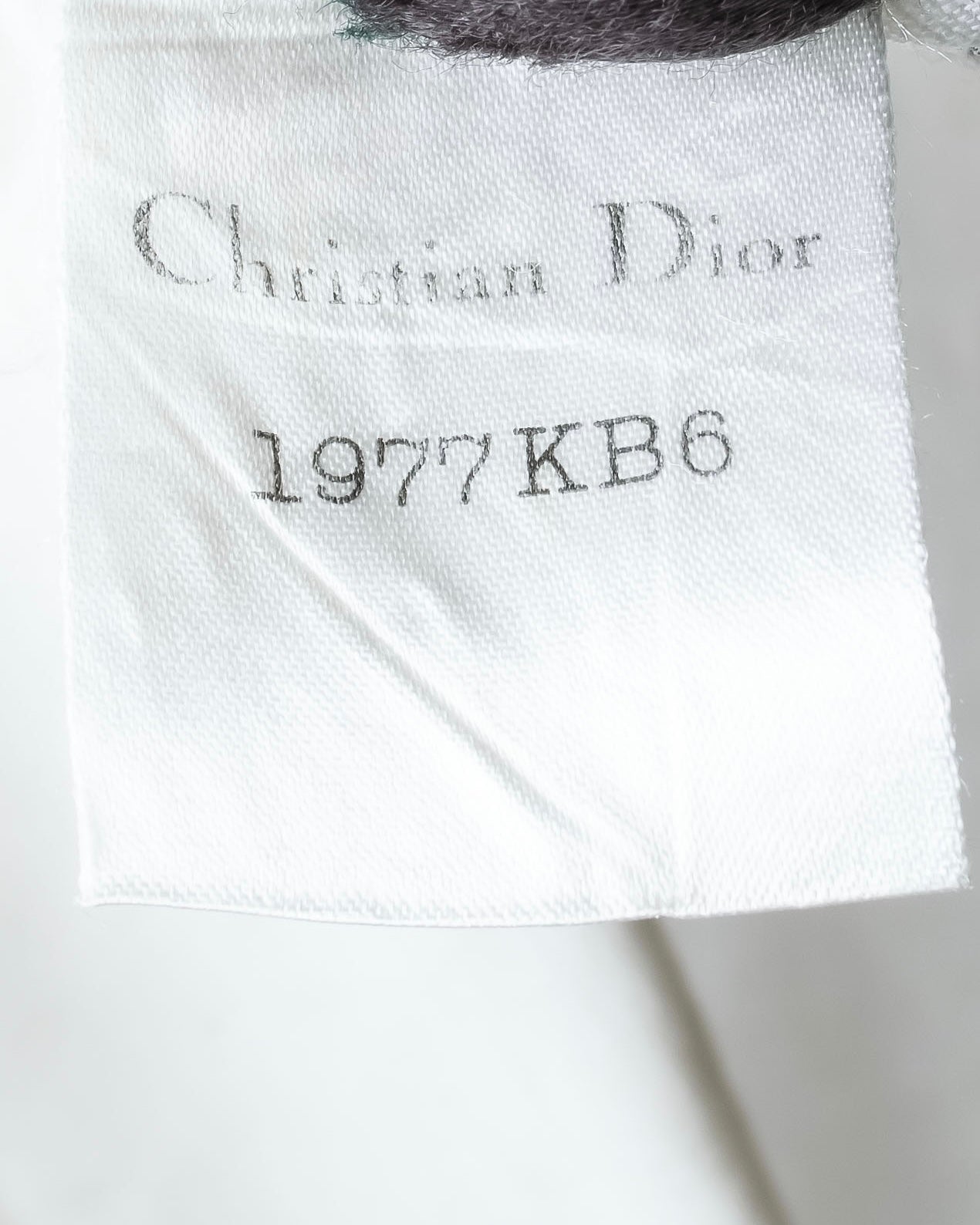 "Christian Dior" 1 button pure white short length tailored jacket