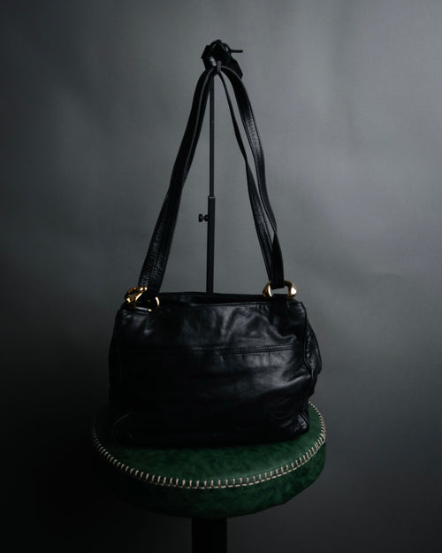 “LOEWE” 90’s-00’s Nappa leather anagram shoulder bag