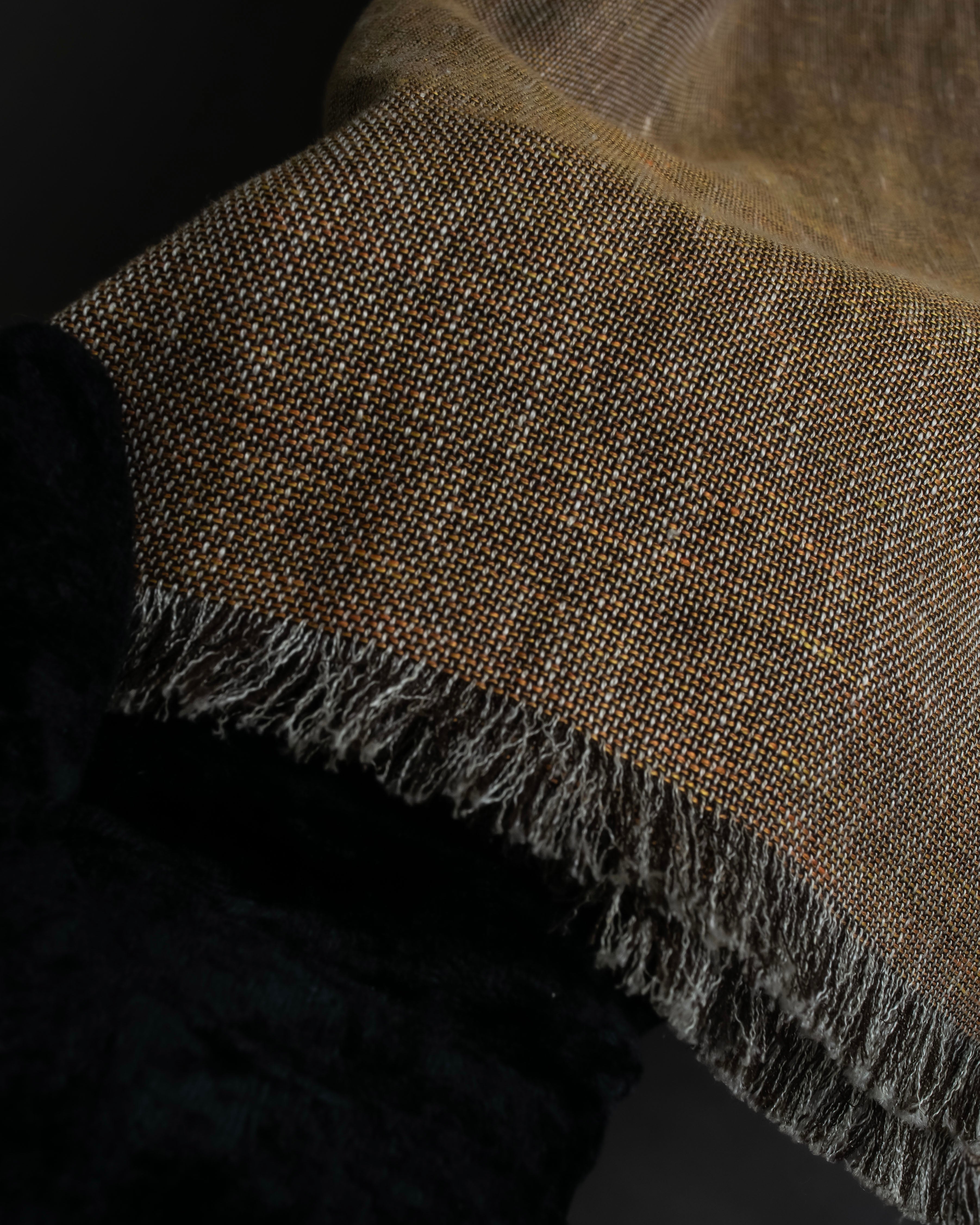 "HERMES" Gaultier period fringe design wrap skirt