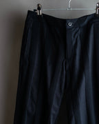 "ISSEY MIYAKE FETE" Fabric change stripe pattern wide slacks