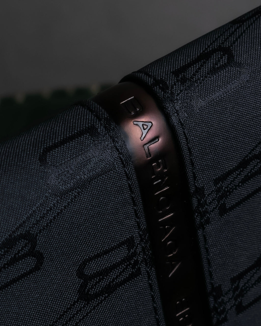 "BALENCIAGA" BB monogram jacquard shoulder bag