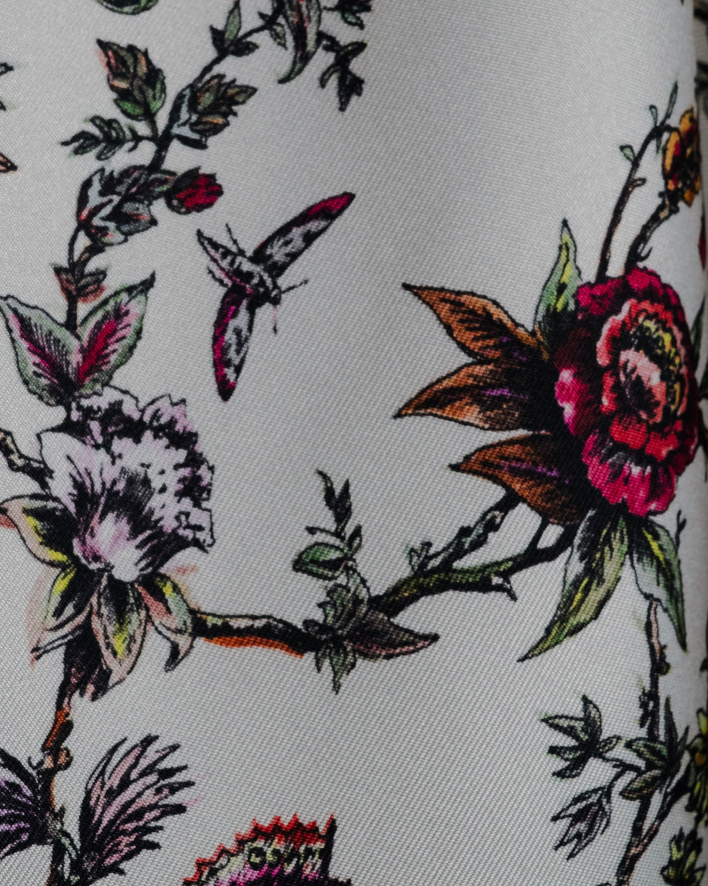 "Christian Dior" 2020-2023 botanical silk twill scarf