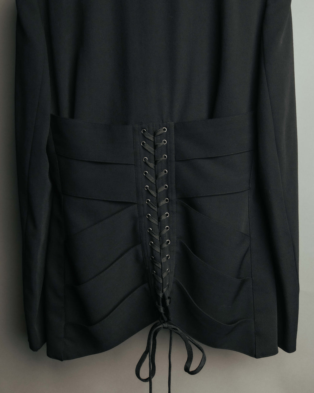 -SPECIAL- “Jean Paul GAULTIER FEMME” 2005-2011 Corset lace-up tailored zip jacket