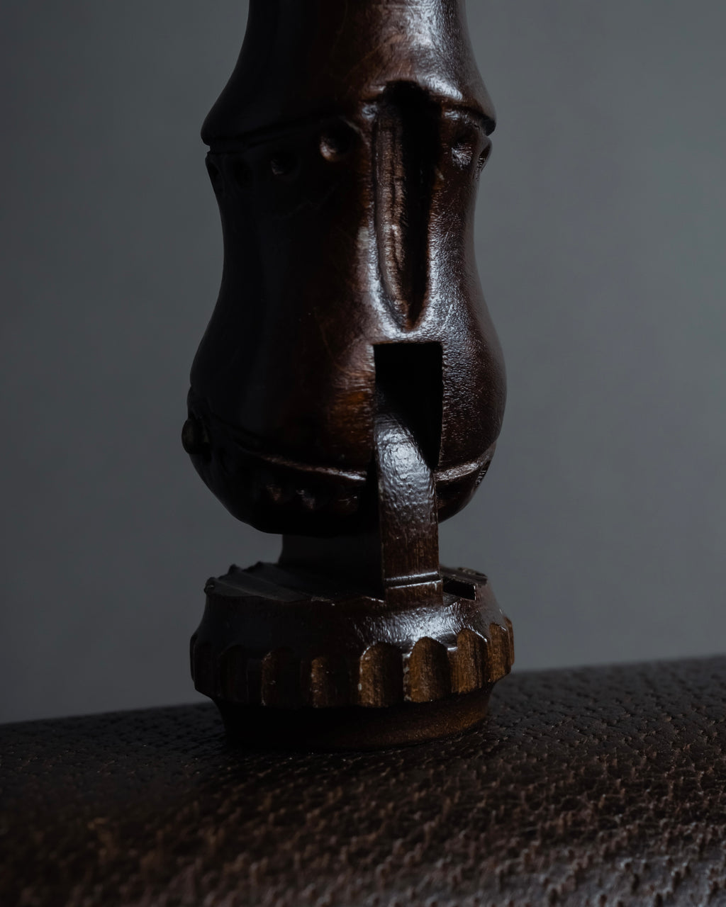 -SPECIAL- "GUCCI"  1980-1986's Inherited model grained leather bamboo bag