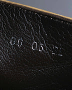 "Dior" Vintage style processing brown heel pumps