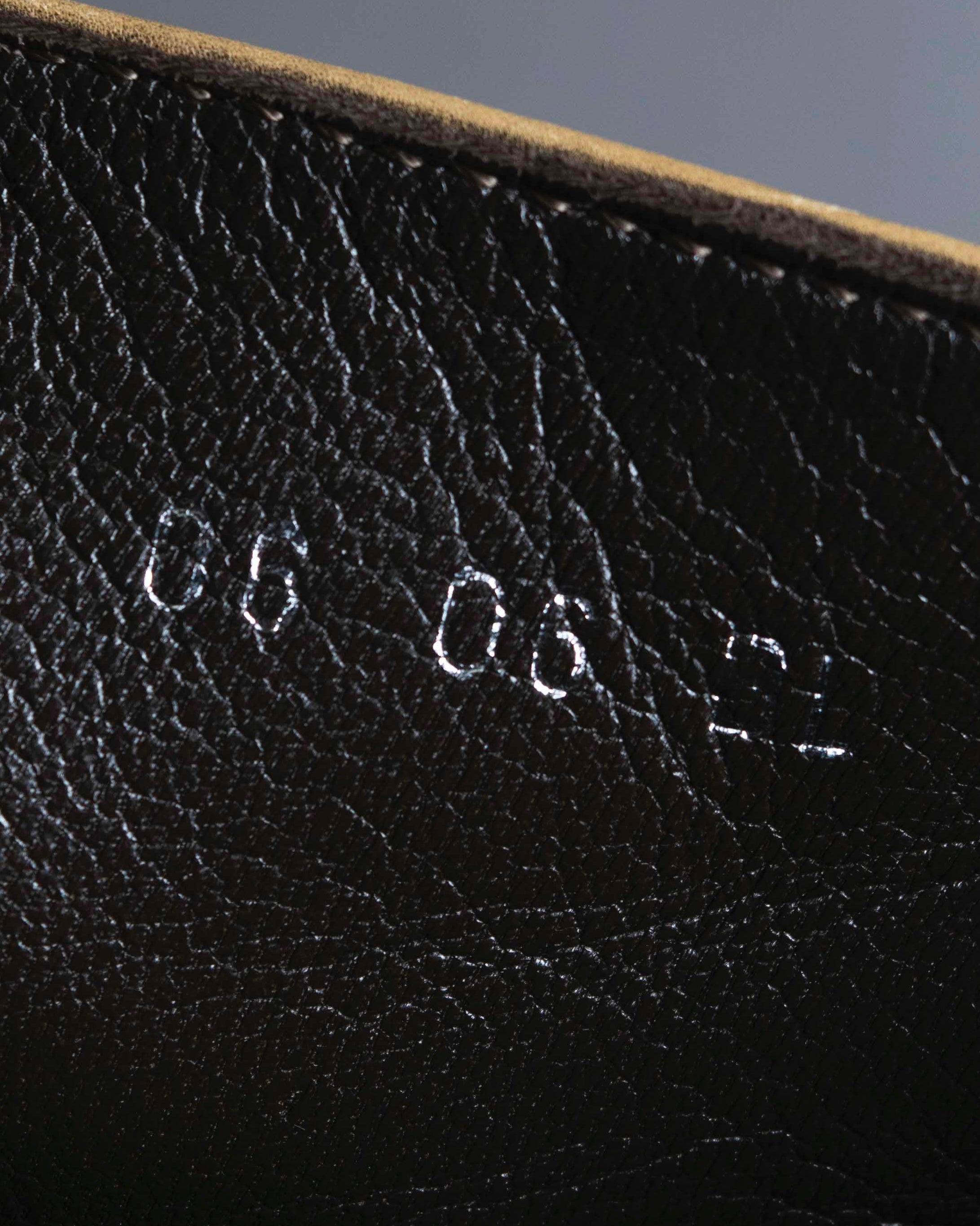 "Dior" Vintage style processing brown heel pumps