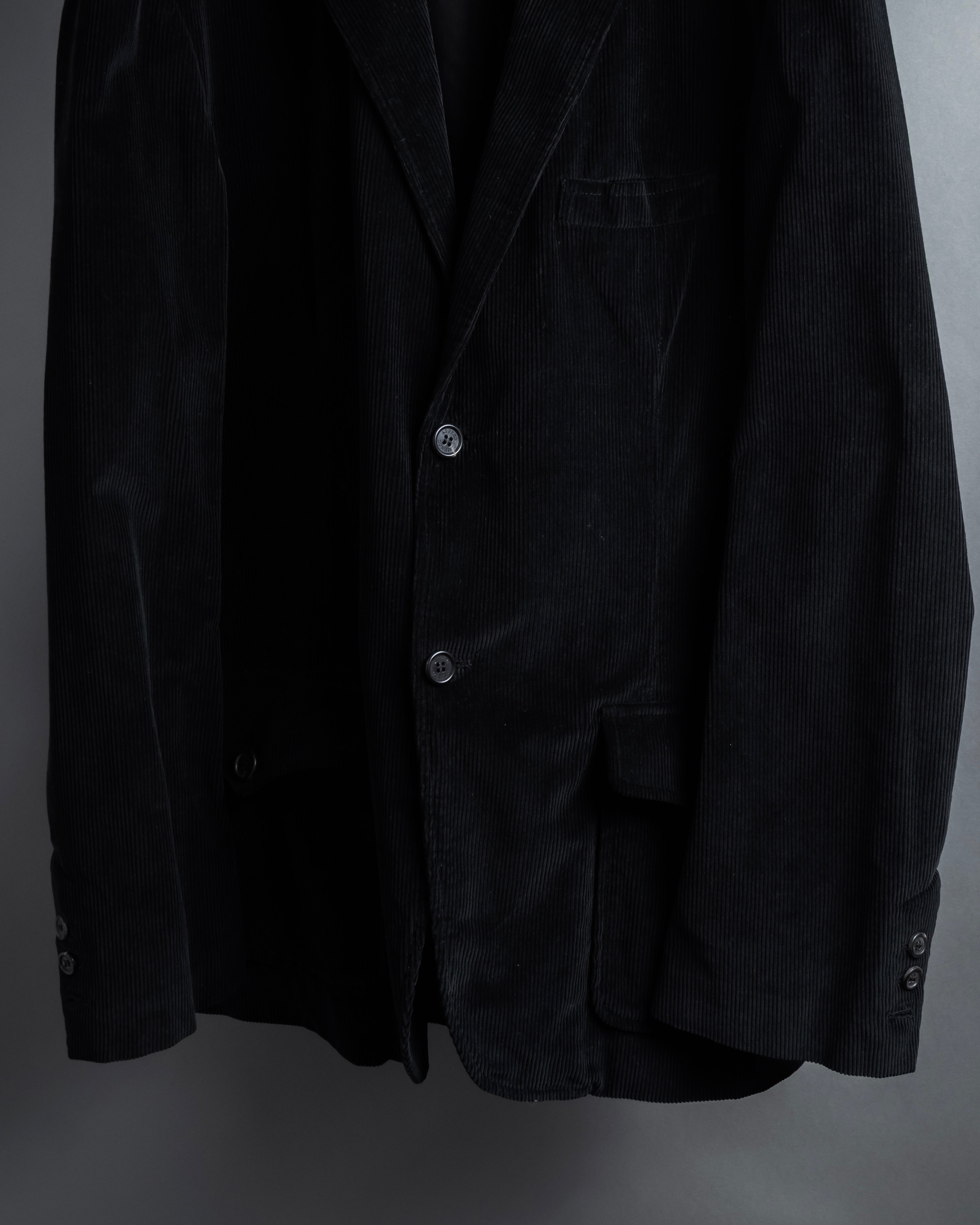 "dunhill" Classically tailored corduroy jacket