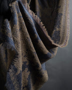 "BALENCIAGA" Large size lame jacquard weave stole