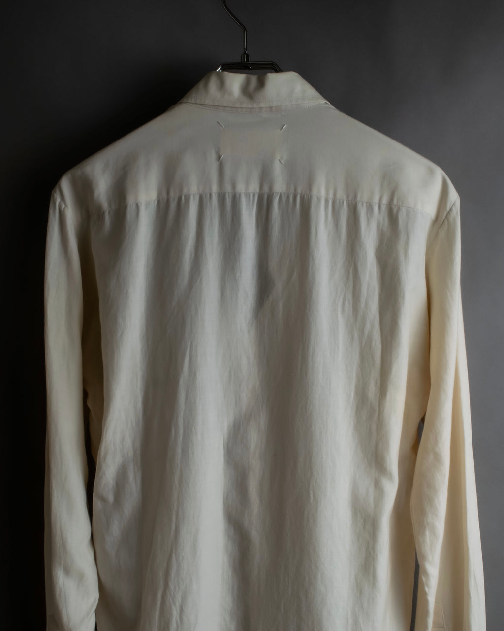 "Maison Martin Margiela" 2010SS triple layer folded fly front shirt