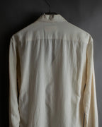 "Maison Martin Margiela" 2010SS triple layer folded fly front shirt
