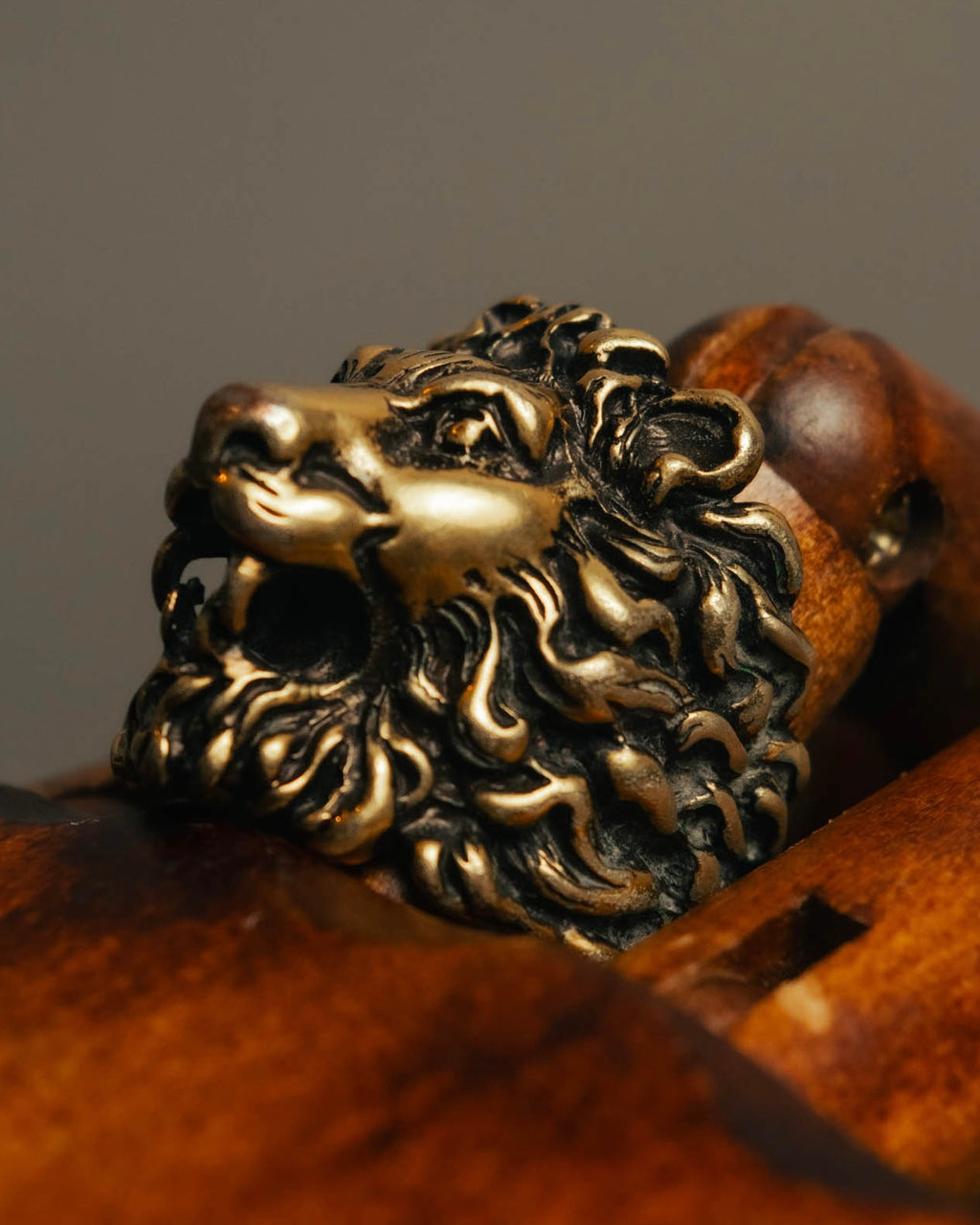 “GUCCI” 2010’s-20’s lion head sculptural ring