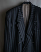"GIANNI VERSACE" Striped classical tailored jacket