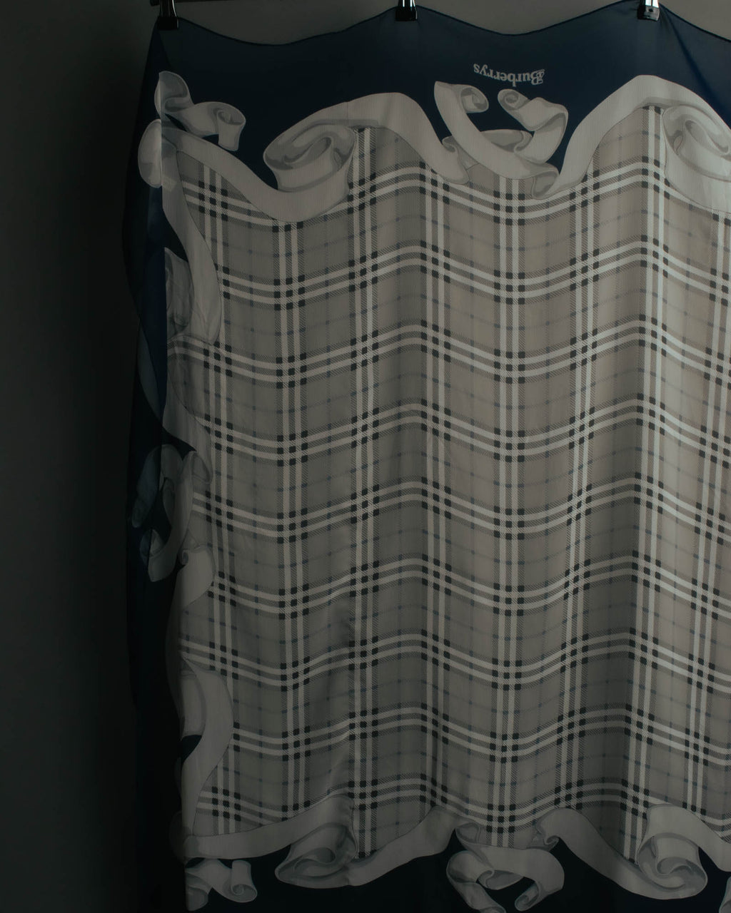 "Burberrys" 80's-90's Lightweight checked scarf