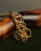 “LOEWE” 90’s-00’s gold ring chain bracelet