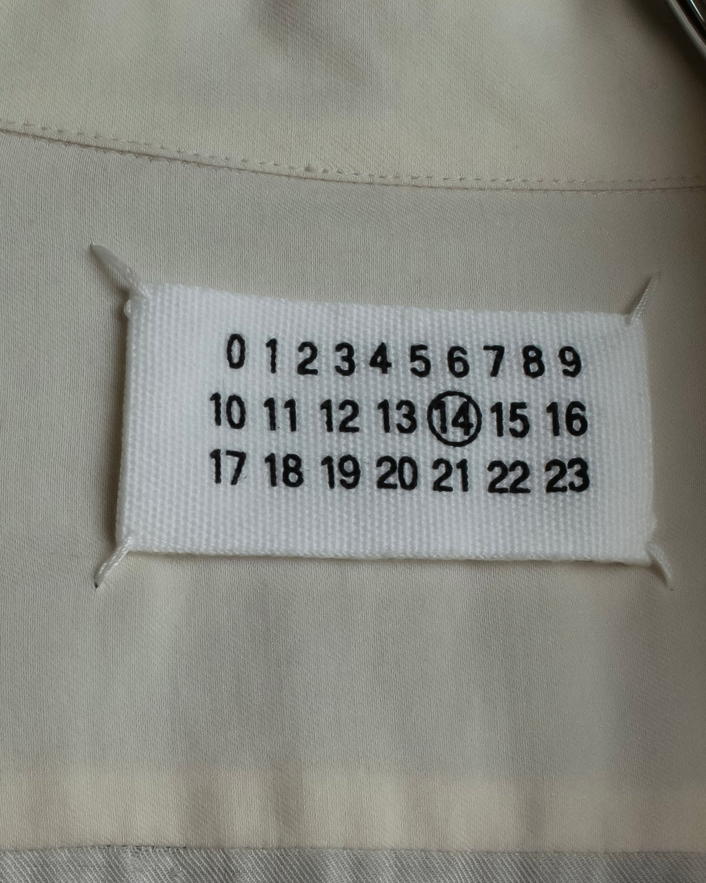 "Maison Martin Margiela" 2010SS triple layer folded fly front shirt