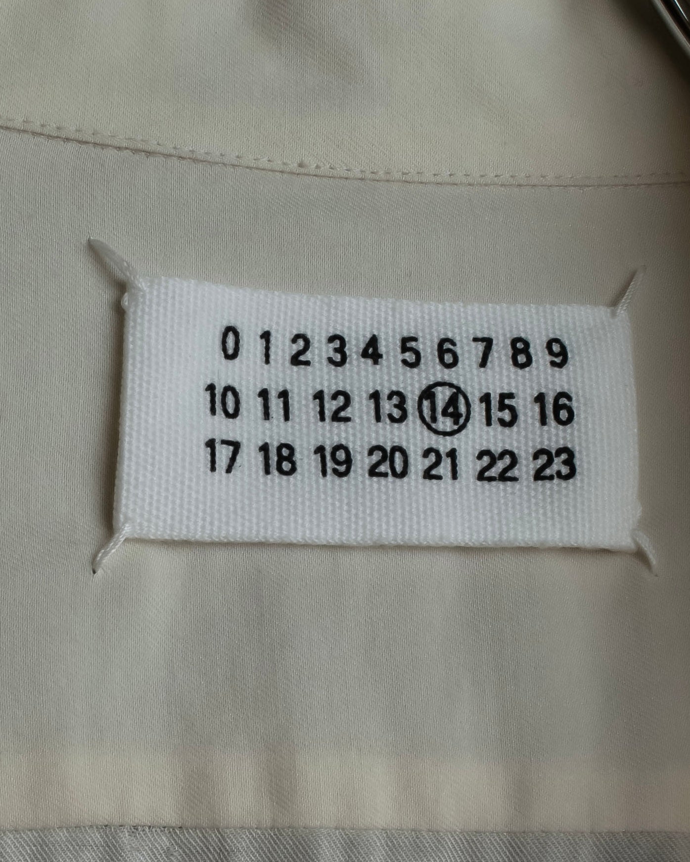 "Maison Martin Margiela" 2010SS triple layer folded fly front shirt