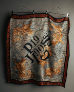 “Jean Paul Gaultier” 90’s-00’s Graphic logo scarf