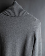 "GUCCI" Cashmere brand double zipper blouson