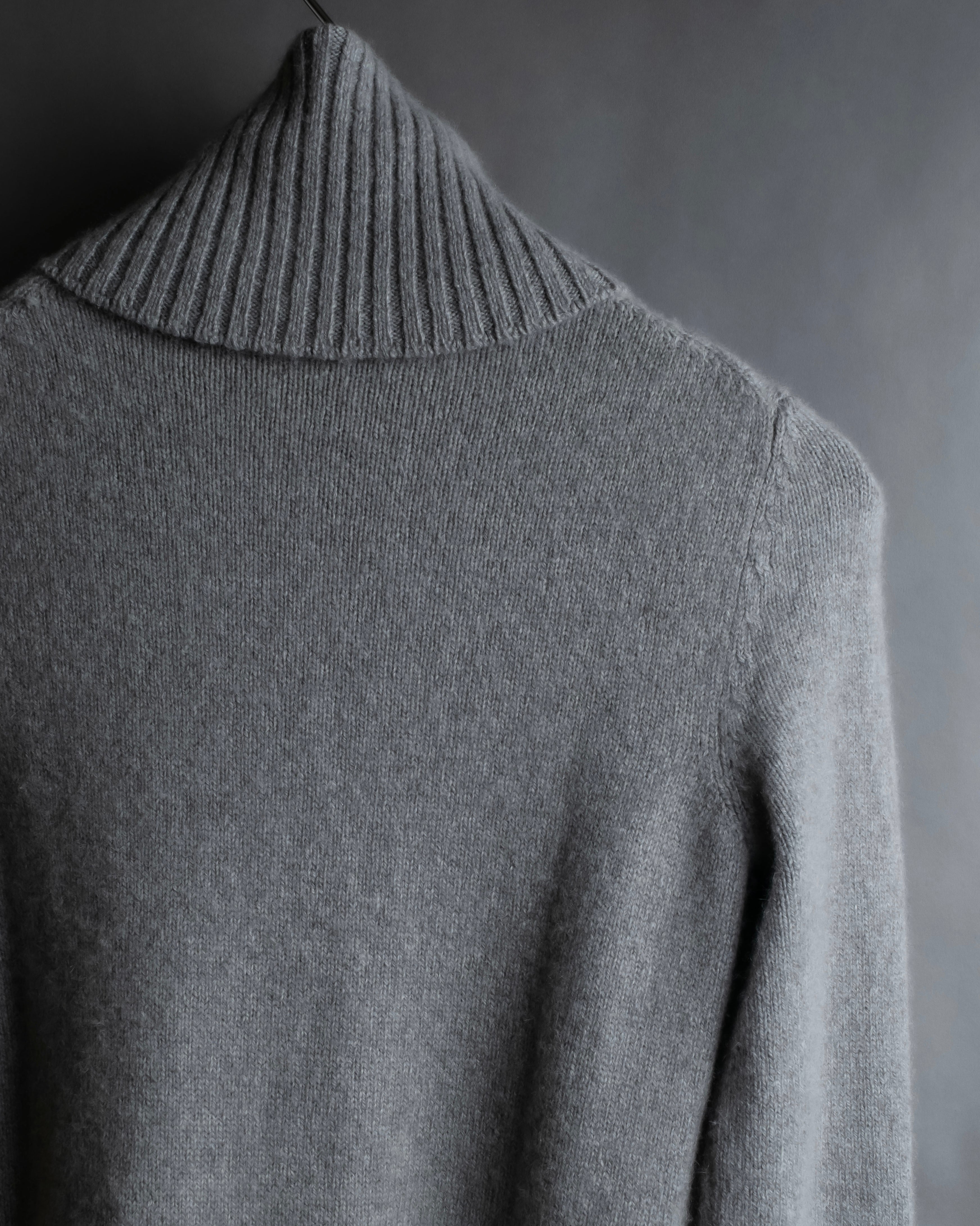 "GUCCI" Cashmere brand double zipper blouson