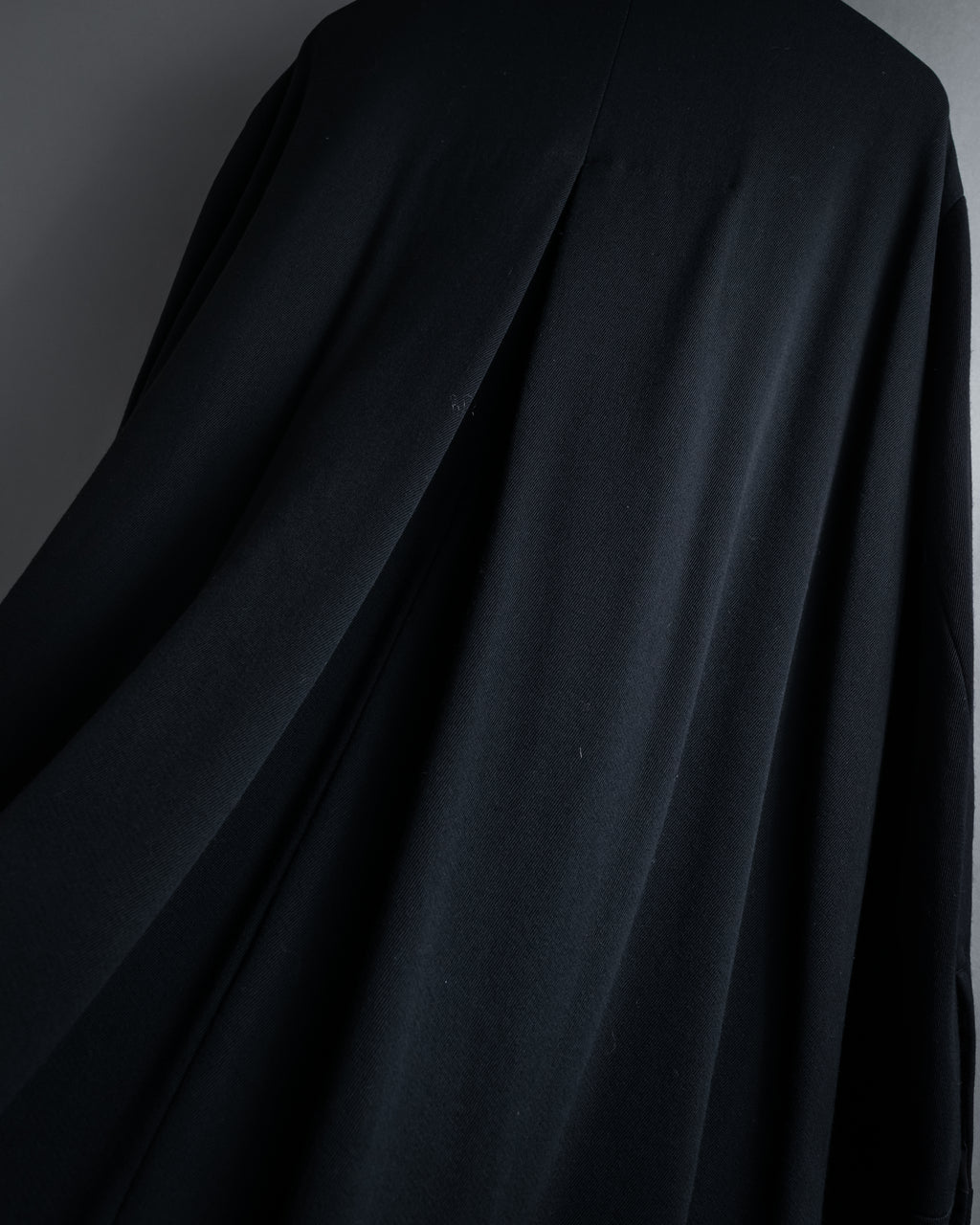 -SPECIAL- "Y's" 15AW Cape design panel oversized stand collar coat