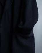 -SPECIAL- "BURBERRYS" 1980-1990's 
Classically tailored oversized 100% cashmere chester coat