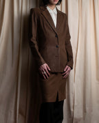 "LOEWE" Three-dimensional ribbed lamb leather set up