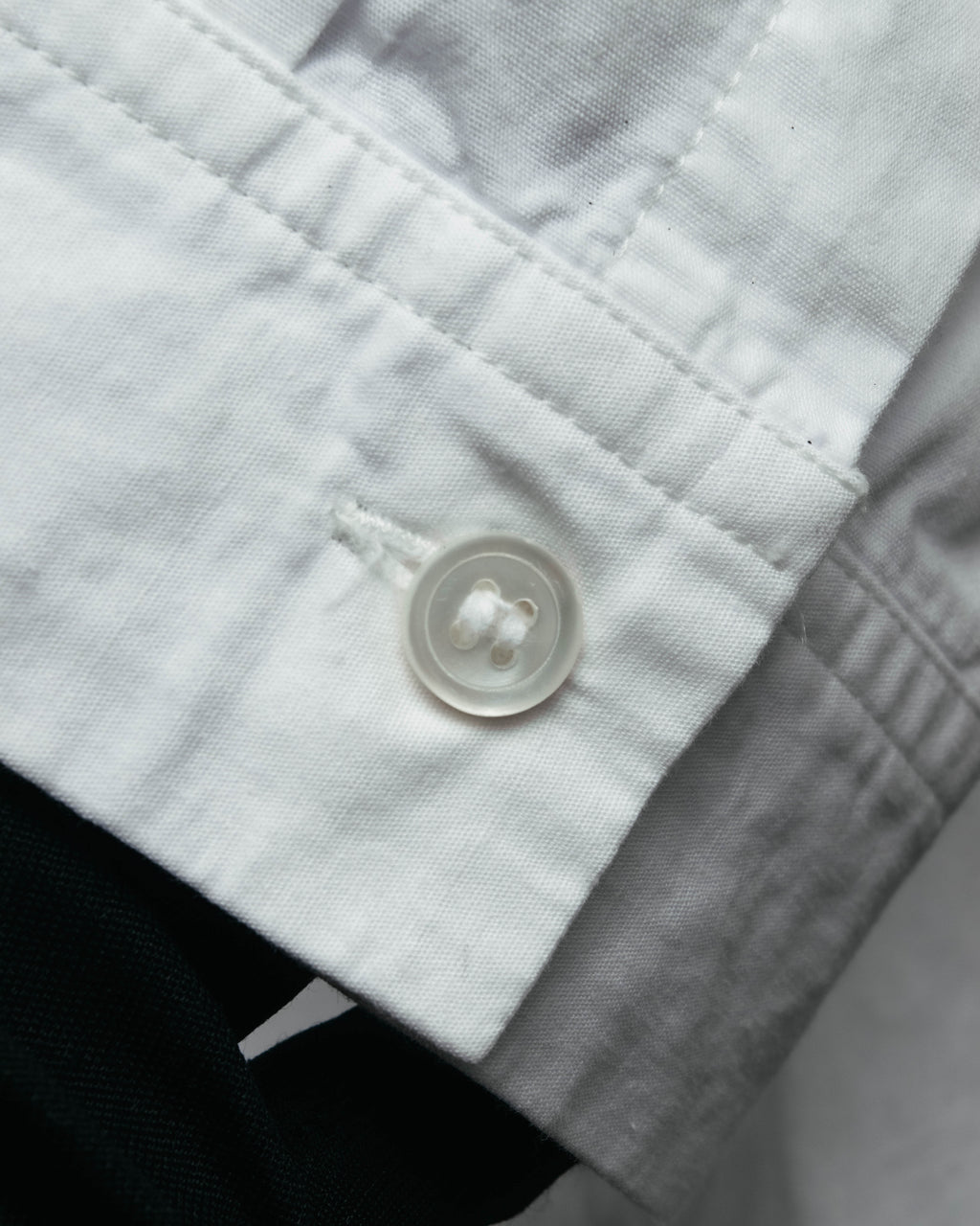 "Y's" 90's-00's Open collar long cotton shirt coat