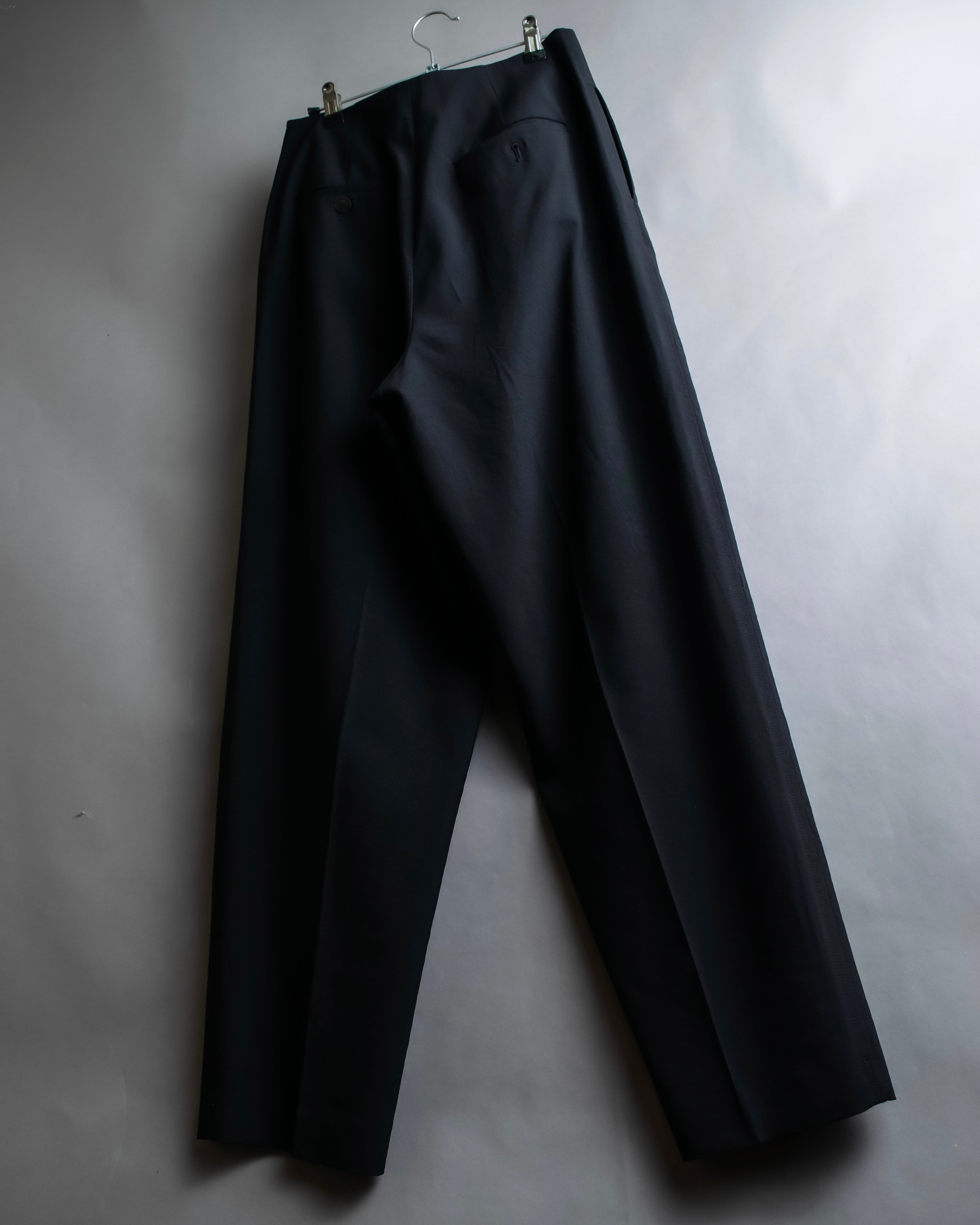 "LOEWE" Deep pleat tapered draped slacks
