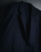 "BALENCIAGA" Tailored Two-Piece Suit Set with Subtle Pinstripes