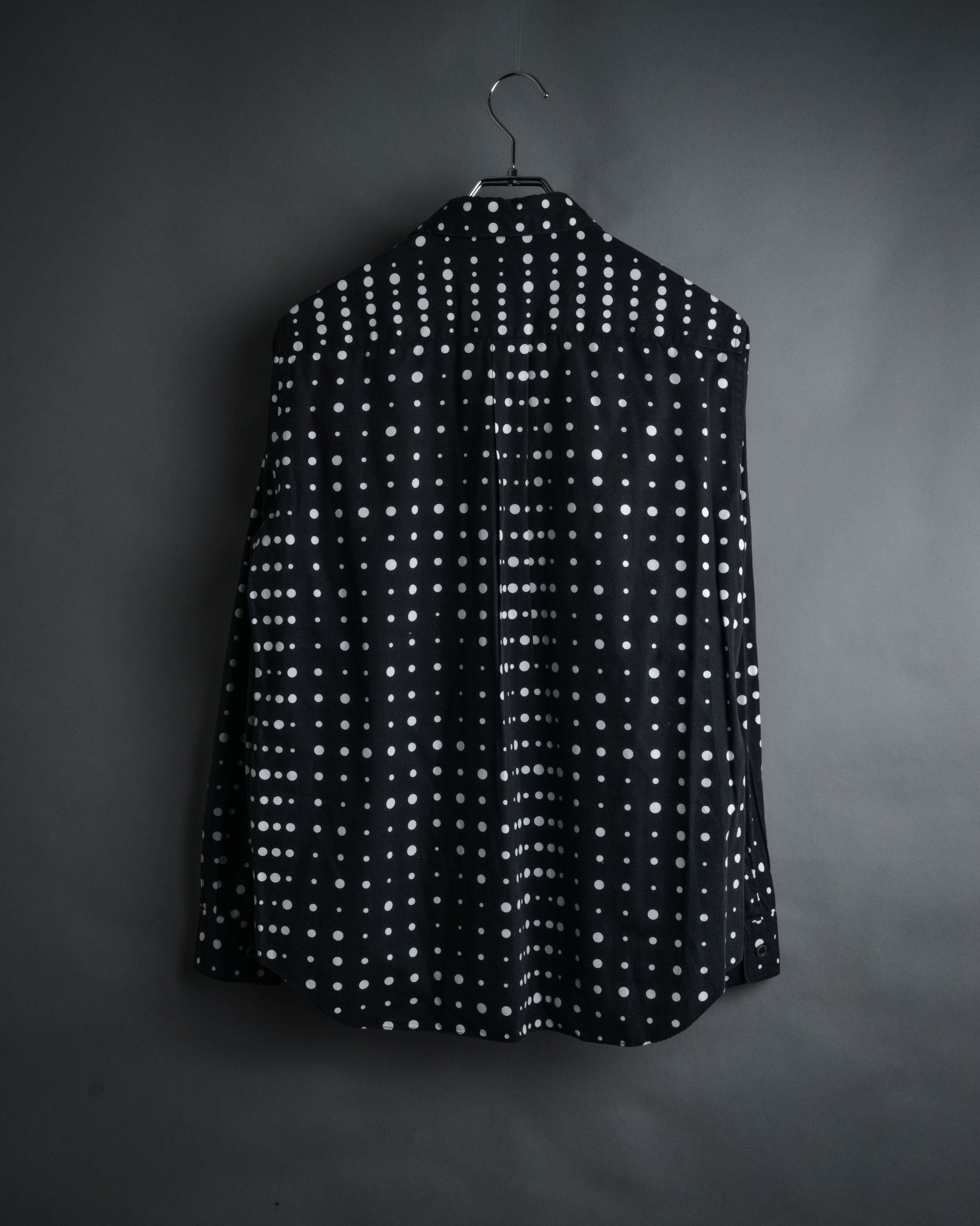 “COMME des GARÇONS” 2010SS Graphic polka dot cotton shirt