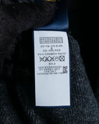 "POLO Ralph Lauren" Herringbone weave charcoal gray tailored jacket