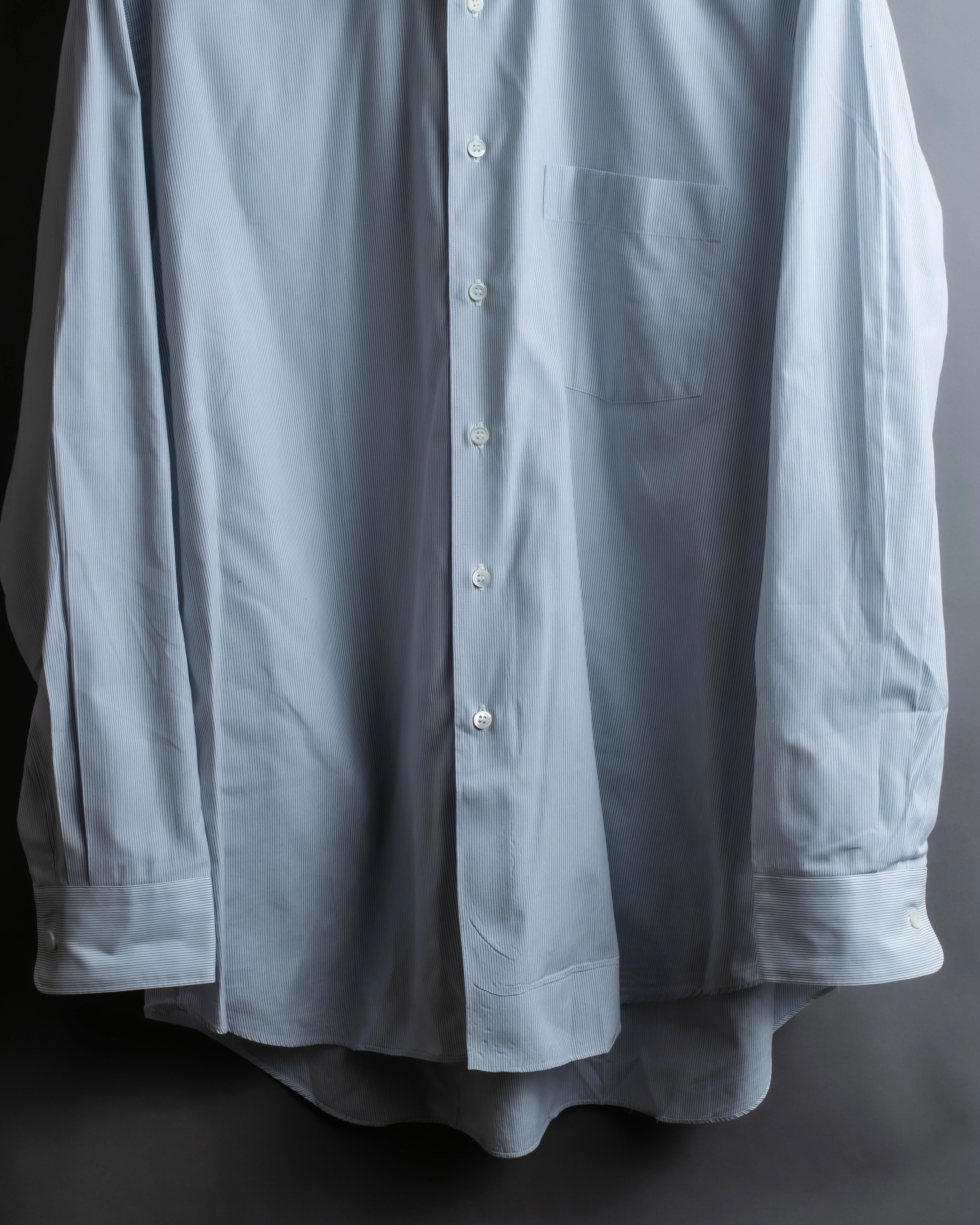 "COMME des GARCONS HOMME DEUX" Striped button-down shirt