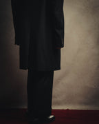-SPECIAL- “VALENTINO” 2000’s Satin lapel single breasted wool coat