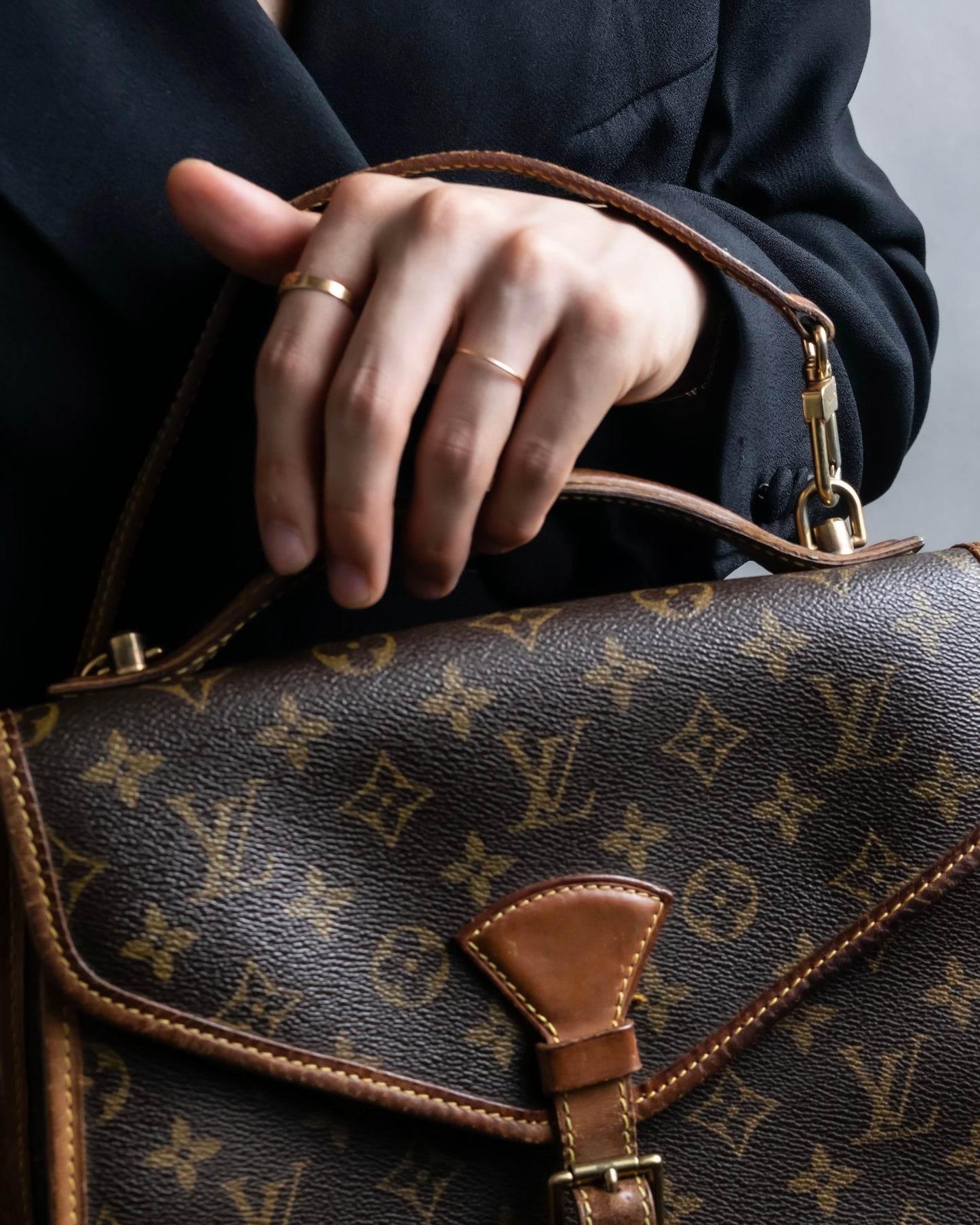 "LOUIS VUITTON" Monogram pattern belair 2way bag