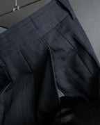 "CHRISTIAN DIOR MONSIEUR" Shadow stripe pattern classical formal detail set up