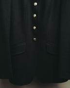 -SPECIAL- “HERMES” 00’s Technical wool equestrian jacket with red lining