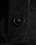 –SPECIAL– "HERMES" 90’s-00’s Double-faced reversible linen cotton cardigan