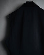 "tricot COMME des GARÇONS"
1989 Velvet-collared double-breasted tailored vest