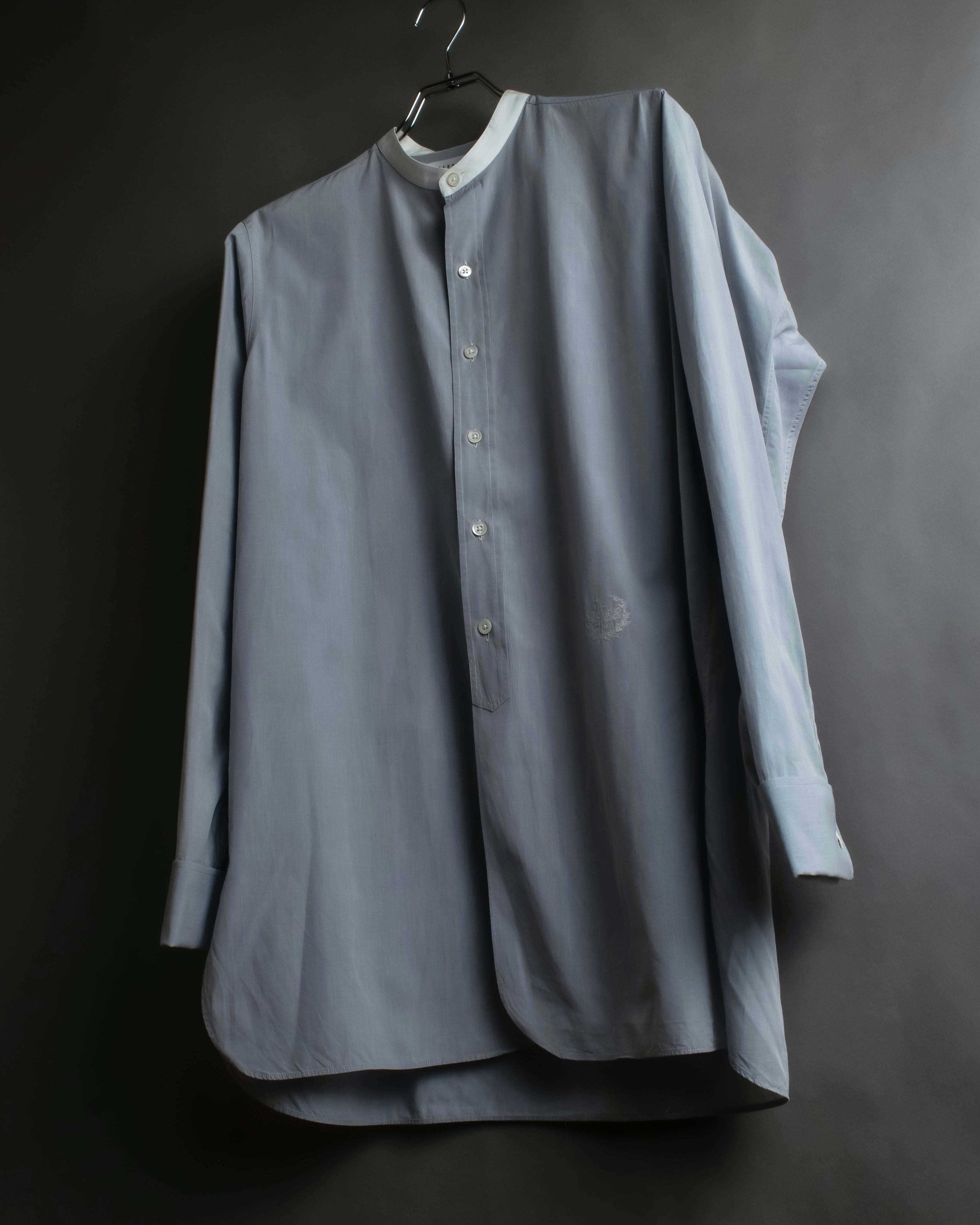 "MAISON MARGIELA" 21SS Long tail design band collar shirt