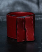 "Hermes" Leather interlocking bangle